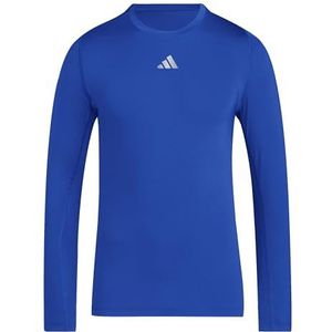 adidas Hombre TECHFIT LONGSLEEVE T-SHIRT MEN, team royal blue, XXS