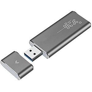 SUYING Externe SSD Solid State Drive 1 tb / 512 gb / 256 gb, USB 3.0 draagbare back-upopslag, geschikt voor pc-desktops, laptops, Macbook, Smart Tvs en andere apparaten (64 GB, grijs)