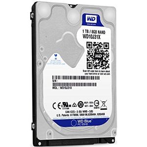 WD Blue 1TB SSHD interne harde schijf (6,4 cm (2,5 inch) voor gebruik in pc's, high-performance werkstations en spelconsoles)