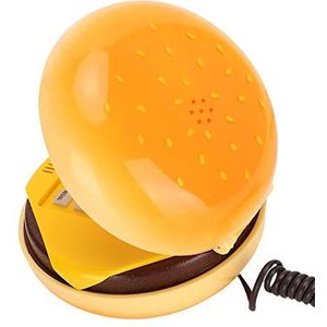 ASHATA Hamburger Snoergebonden Telefoon, Emulational Compact Analoog Vast Net Voor Thuis en Kantoor