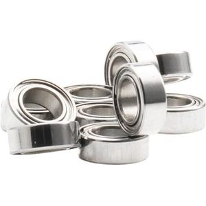 MR74 ZZ lager 4 x 7 x 2,5 mm 10 stuks MR74ZZ MR74RS handstuk lagers voor videokaart hoge snelheid voor motor (MR74zz ABEC-5)