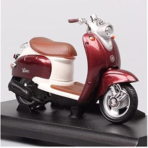 Miniatuur auto Voor 1999 Yamaha Vino YJ50R 1:18 Simulatie Motorfiets Model Speelgoed Ornamenten Jongens Welly: