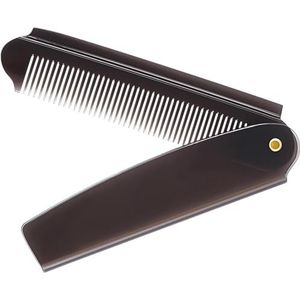 Xuxinsheng Opvouwbare kam, mannen baard kam, unisex luxe pocket flip kam, plastic draagbare reizen haar borstel