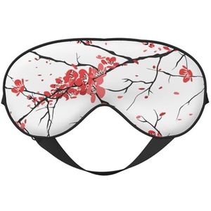 sttung Delicate Cherry Blossoms Print Travel - Friendly Sleep Soft Eye Mask: Compact, lichtgewicht, verstelbare riem