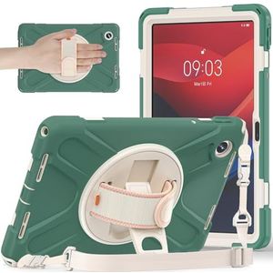 Tablet PC-hoes Compatibel met Lenovo Tab M11 TB-330FU/Lenovo Xiaoxin Pad 2024 TB-331FC 2024 hoes, robuuste, robuuste schokbestendige valbeschermingshoes met penhouder, schouderband beschermhoes Besche