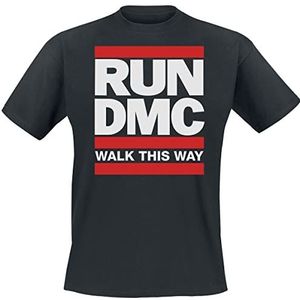 Run DMC Walk This Way' T-shirt zwart M 100% katoen Band merch, Bands