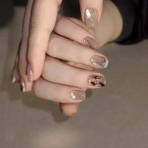 Kattenoog - Franse Punt - Kunstnagels - 30 Stuks - Volledige Dekking