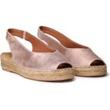 Toni Pons - Erica-as - Sandalen - Peep Toe - Leer - Jute Sleehak - 3.5 cm