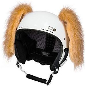 Crazy Ears Helmaccessoires, dierenoren, voor skihelm, bruine hondenoren