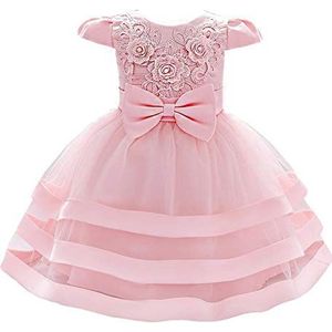 Lito Angels Baby Meisjes Jurken Bruiloft Bloemenmeisje Jurk Roze Maat 8 Leeftijd 9-12 Maanden Markeringsnummer 7