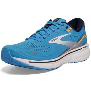 Brooks Ghost 15 Hardloopschoenen heren, Blue Peacoat Oranje, 43 EU