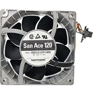 For High-Speed Fan for Chassis and CPU 9SG1212P1G06 120mm 12V 4A LMNCBVYA