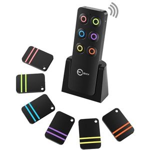 Esky Key Finder zwart-6 ontvangers