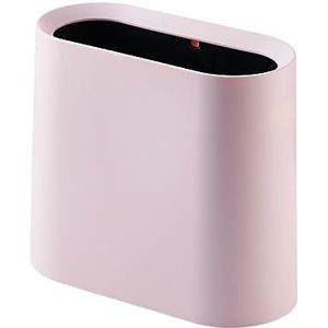 Vuilnisbak Meerkleurige minimalistische prullenbak Creatieve prullenbak Woonkamer Badkamer Toilet Gap Garbage Home Office Grote Prullenbak(Pink)