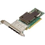 HPE - BCM 57504 - Netwerkkaart - Zwart - 10/25GBE - 4 Poorten - PCI Express 4.0 x16