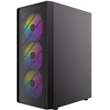 Antec AX26 RGB Elite - Midi Tower Behuizing - ATX - Met Glas Zijpaneel