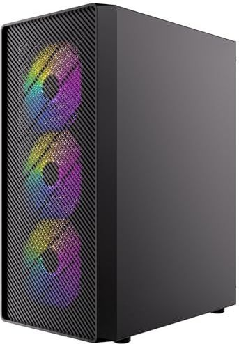 Antec AX26 RGB Elite - Midi Tower Behuizing - ATX - Met Glas Zijpaneel