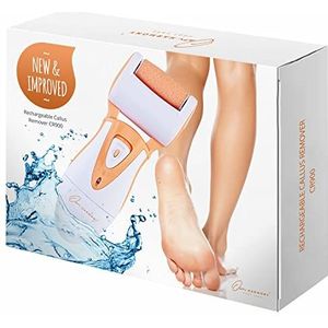 Own Harmony Elektrische Harde Huidverwijderaar - de Beste Beoordeelde Professionele Eeltverwijderaar - Oplaadbare Pedicure & Voet Gereedschap met 3 Grove Reservewielen voor Gladde Hielen (USB-Snoer)