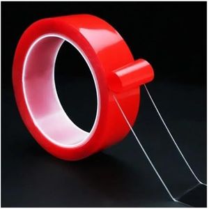 Transparante dubbelzijdige plakband, Verwijderbare, zelfklevende montagetapes zonder sporen for thuisgebruik(3meters- (1rolls),10mm)