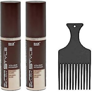 HAIR HAUS Super Brilliant Style Volume Powder 11 gr volumepoeder 2-pack met vingerstyler