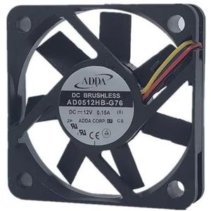 Voor ADDA AD0512HB-G76 12V 0.15A 5010 5cm stille behuizingskoelventilator