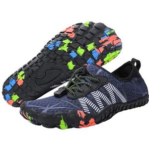 ARVALOLET Waterschoenen, casual en comfortabele duiksneakers, antislip en ademend, voor heren en dames, blauw, 36 EU