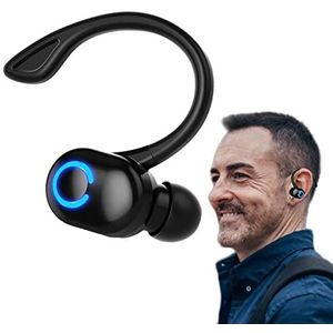 Yeeda In-Ear Sport Headset | In-Ear Sport Oordopjes, V5.2 Draadloze Handsfree Headset met Noise Canceling Mic voor Driving Office Business, Compatibel met Mobiele Telefoon PC