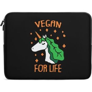 Vegan Eenhoorn Laptop Case Sleeve Bag 13 inch Duurzaam Shockproof Beschermende Computer Draaghoes Aktetas
