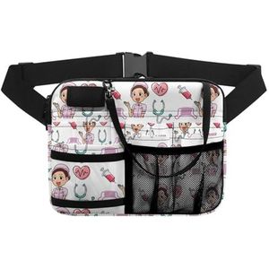 Verpleegster heuptasje verstelbare taille riem heuptasjes voor vrouwen taille zakje stethoscopen duurzame noodbenodigdheden verpleging organisator riemzakken. voor arts, verpleegkundige, Htgd821bz41,