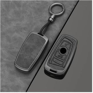 Autosleutel beschermhoes Accessoires Legering Autosleutel Case Cover Shell Fob Voor BMW F20 F30 G20 F31 F34 F10 G30 F11 X3 F25 X4 I3 M3 M4 1 3 5 Serie Sleutel Shell(B Grey)