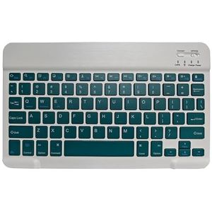 Engels toetsenbord Touch extern Toetsenbord voor Office voor telefoon Tablet Laptop(Dark green)