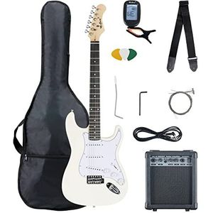 McGrey Rockit e-gitaar ST complete set White