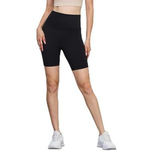 BDWMZKX running shorts womens Cycling Shorts Women Gym Shorts For Women Golf Shorts Yoga Shorts For Women Without T-line Fitness Three-point Pants High Elastic Tight Yoga Cycling Pants-black-f