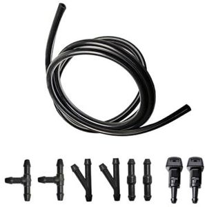 Ruitenwissersproeier Auto Voor Chrysler PT Voor Cruiser 2006 2007 2008 2009 2010 Kunststof Sproeier Voor De Achterruitsproeier(Black04)