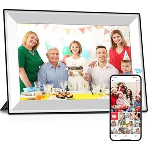 10.1Inch Digitale Fotolijst WIFI Smart Elektronisch Fotoalbum Ingebouwd 32GB For Cadeau Geven Touch Frame High Definition Scherm(64GB)