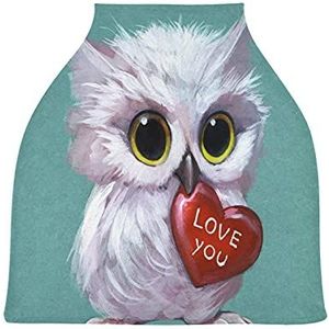 Love Owls Leuke Baby Autostoelhoes Luifel Stretchy Verpleging Covers Ademend Winddicht Winter Sjaal voor Baby Borstvoeding Jongens Meisjes