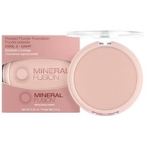 Mineral Fusion Pressed Powder Foundation - 02 Cool for Women 0.32 oz Foundation