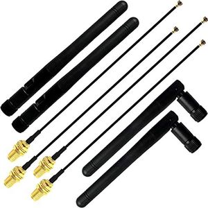 Youmile 4 STKS WiFi Antenne Verlengkabel SMA - U.FL IPEX IPX MHF MHF2 Vrouwelijk Voor 2.4GHz Draadloze Netwerk Router