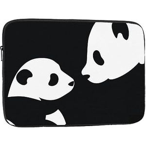 Panda Animal Laptop Case Laptop Sleeve Laptop Tas voor Vrouwen Mannen Shockproof Beschermende Notebook Case 15 inch
