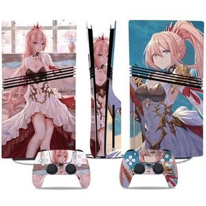 Voor PS5 PRO Skin Digital Edition Console En Controller Vinyl Cover Skins Wraps Krasbestendig, Compatibel Met Voor PS5 Digital Edition Pro 51280 Geen Schuimvorming Bubbelvrij