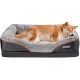 JOYELF Hondenbed - Orthopedisch - Grijs - Traagschuim - Afneembare Hoes
