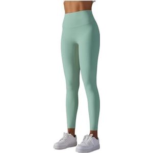 OXOLAMRIN Yogalegging voor dames, yoga- en fitnessleggings, geschikt voor hardlopen, fietsen, fitness, meerkleurig, verschillende maten, Aqua Green., S