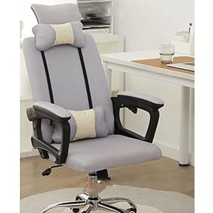 Verstelbare bureaustoel met verstelbare armleuning Ligstoel Mesh bureaustoelen Hoofdsteun en lendensteun Bureaustoel