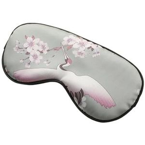 Slapende oogbedekking zijden slaapmasker voor ogen nacht zomer ademend ooglapje schaduw blinddoeken reizen dutje oogschaduw slaaphulp (lichtgroen)