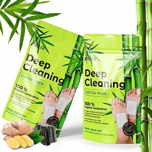 Rissler, 20 Detox Voeten Patch, Nieuw Recept om de Kwaliteit van uw Slaap te verbeteren, Premium Plantal Detox Patches, 100% Natuurlijke Ginger Poeder Recept 2025