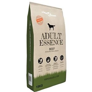 vidaXL Premium hondenvoer droog Adult Essence Beef 15 kg