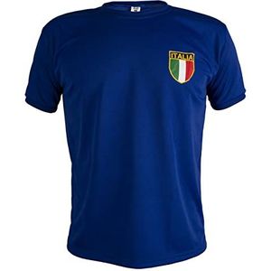 Italian National Shirt Jersey Classic Retro Football Unisex Italy Top met korte mouwen