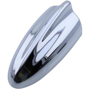 Audio- & videoantennes voor auto Super Shark Fin Antenne Universele Antenne FM/AM Auto Styling Geschikt Voor Fiat Bravo Panda Stilo Croma Auto-antenne(Chrome)