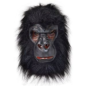 Bristol Novelty Gorilla latexmasker, één maat