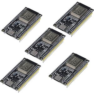 AZDelivery 5 x ESP32 NodeMCU Module WLAN WiFi Dev Kit C Development Board met CP2102 en USB-C aansluiting | ESP 32 ESP32 wroom 32 | compatibel met Arduino en inclusief e-book